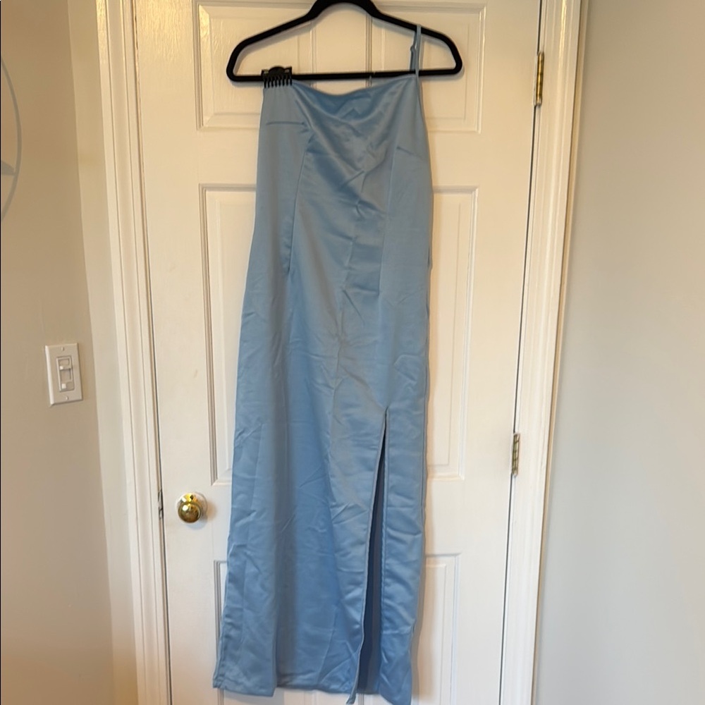 Elegant Blue Women's Gown